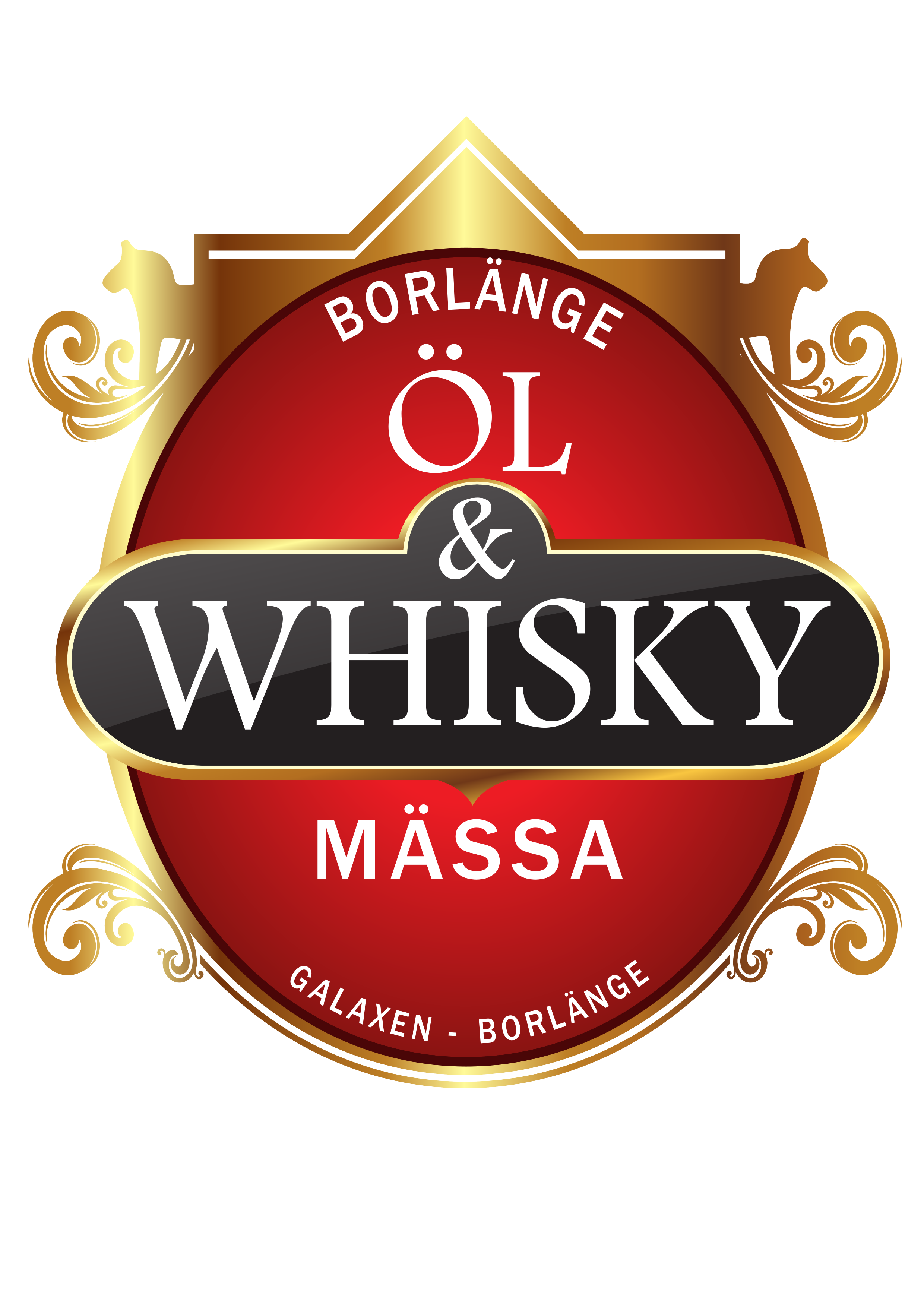 Logotyp och märke för Borlänge Öl & Whisky Mässa